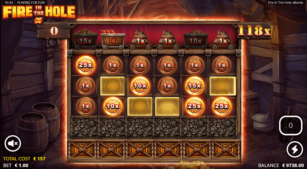 Fire in the Hole Bonuses